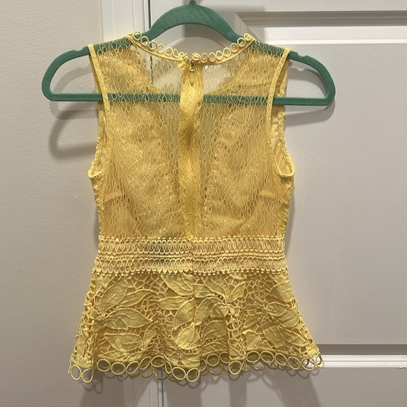 Aqua Lace Sleeveless Top - Picture 3 of 3